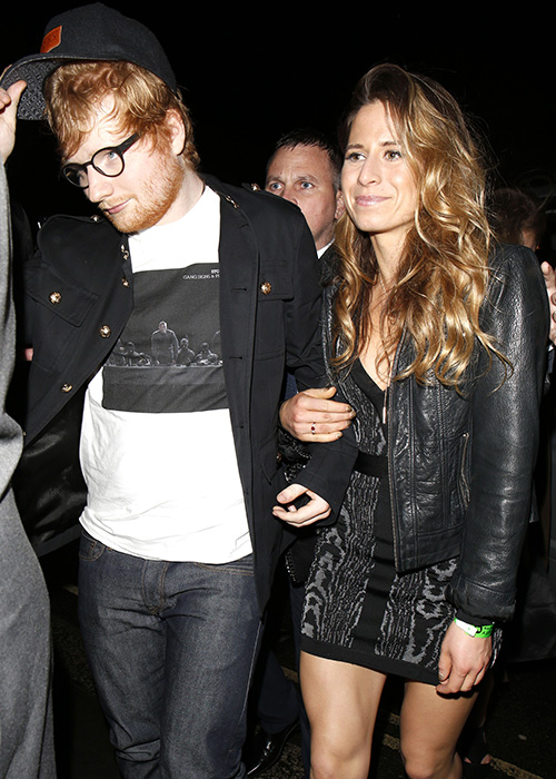 Ed sheeran and his wife